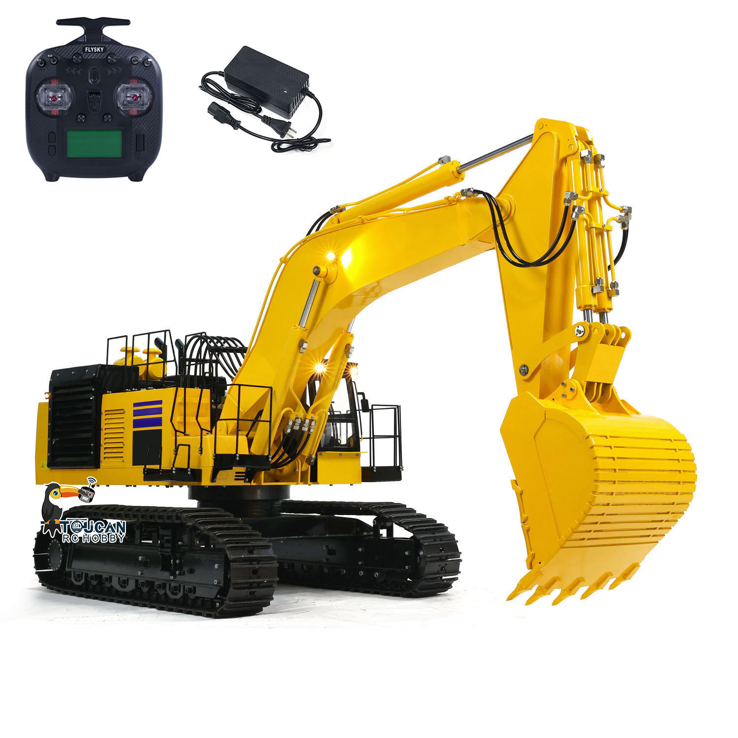 1/8 Scale RC Hydraulic Excavat - Rc Excavator Hobby ulasan dan harga
