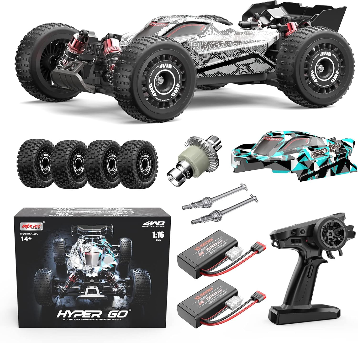 1/16 Scale RTR Brushless RC Bu - Rc Hobby Grade Truck ulasan dan harga
