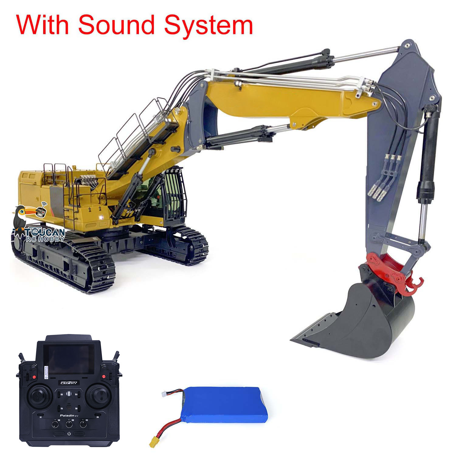 374 1/14 RC Hydraulic Metal Ex - Rc Excavator Hobby ulasan dan harga