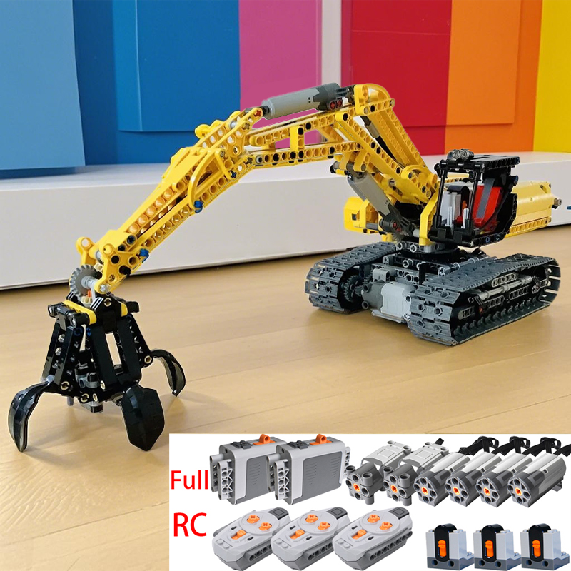 MOC Excavator Full RC Version  - Rc Excavator Hobby ulasan dan harga